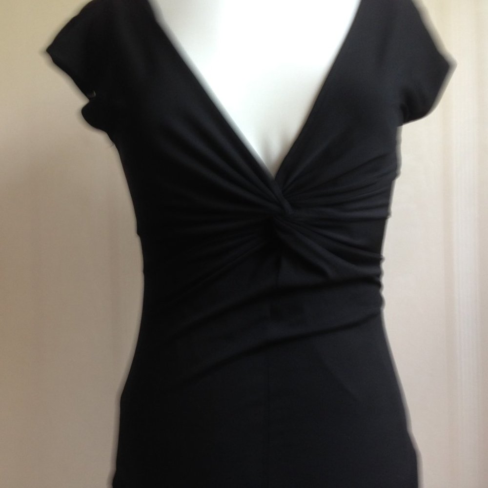 Sexy Black Midi Dress
